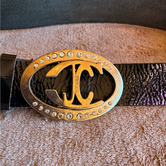 RARE Vintage Roberto Cavalli Leather Belt (36”) - Picture 2 of 6